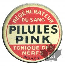 FRANCE-Monnaies de Nécessité-TIMBRE MONNAIE-PILULES PINK