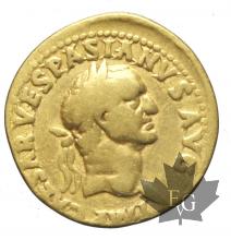 Rome-71-Lugdunum-Vespasianus-Aureus-TB-TTB-Cal. 682
