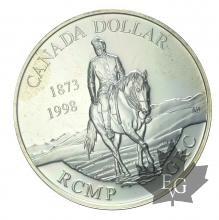 CANADA-1997-1 DOLLAR-anniversaire de la Gendarmerie Royale 