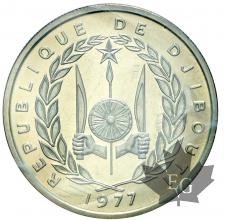 DJIBOUTI-1977-50 FRANCS ESSAI-FDC