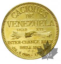 VENEZUELA-Médaille-1957-MANAURE-Proof