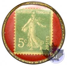 Monaco-Musée Océanographique-Timbre monnaie-5centimes