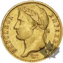 FRANCE-1812R-20 FRANCS-Rome-Napoléon Empereur-prTTB