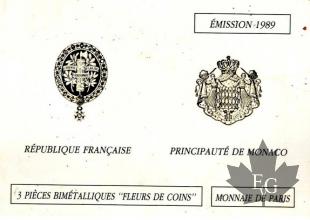 FRANCE-1989-30 FRANCS- Montesquieu  avec  MONACO 