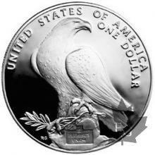 USA-1984-1 DOLLAR OLYMPIC-BU