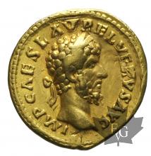 ROME-Aureus-161- Marcus Aurelius pour Lucius Verus-TTB-Cal 2112
