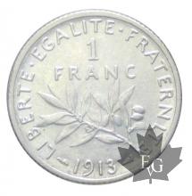 FRANCE-1913-1 Franc semeuse-SUP-FDC