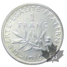 FRANCE-1916-1 Franc semeuse-FDC