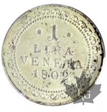 ITALIE-1802-1 LIRA VENETA-Venezia-Francesco II-PCGS MS61