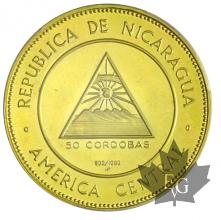NICARAGUA-1967-50 CORDOBAS-PCGS PL67