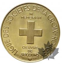 SUISSE-1948-Médaille en or-Croix Rouge-FDC