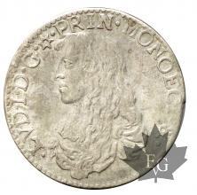 MONACO-1665-Louis I, 1662-1701-Luigino-SUP