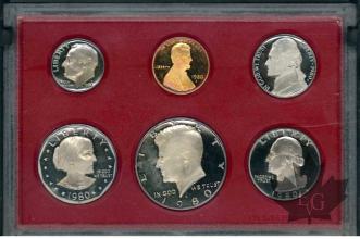 USA-1980-PROOF SET-US Mint