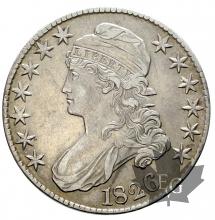 USA-1826-50 CENTS-Capped bust-SUP