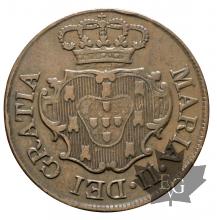AZORES-1830-V REIS-Maria II en éxil 1828-1833-TTB