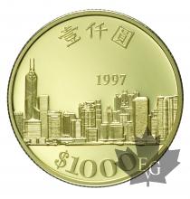 HONG KONG-1997-1000 DOLLARS-PROOF