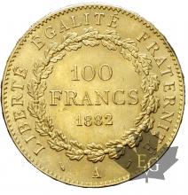 FRANCE-1882A-100 FRANCS-GÉNIE-SUP