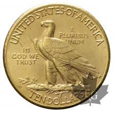 USA-1910D-10 DOLLARS-Indian Head-presque FDC
