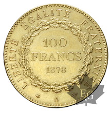 FRANCE-1878A-100 FRANCS-GÉNIE-TTB-SUP
