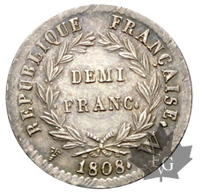 FRANCE-1808W-1/2 FRANCNAPOLEON EMPEREUR-SUP