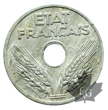 FRANCE-ÉTAT FRANÇAIS-20 Centimes-Pré série-194. date incomplète