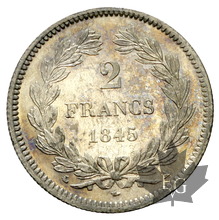 FRANCE-1845A-2 FRANCS-LOUIS PHILIPPE-presque FDC