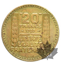FRANCE-1929-ESSAI au module de 20 francs TURIN -Br-Al-FDC