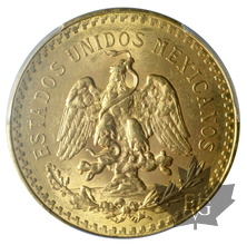 MEXIQUE-1925-50 PESOS-PCGS MS62