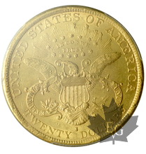 USA-1883S-20 Dollars Liberty-PCGS AU55