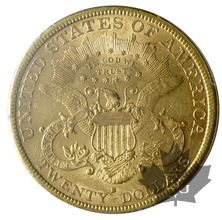 USA-1880S-20 Dollars-Liberty-PCGS AU53