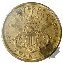 USA-1876S-20 Dollars-Liberty-PCGS AU53