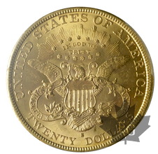 USA-1889S-20 Dollars-Liberty-PCGS AU58