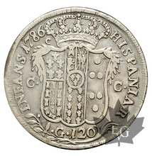 ITALIE-NAPLES-1786-120 GRANA-Avec D.P.-presque TTB