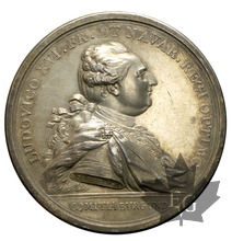 FRANCE-1783-Médaille-Louis XVI le canal du Centre- SUP