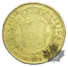 PERU-1820-8 ESCUDOS-TTB