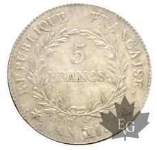 FRANCE-1802-5 Francs An XIMA Premier Consul TTB