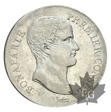 FRANCE-1803-5 Francs An 12A Premier Consul TTB+