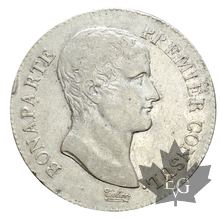 FRANCE-1803-5 Francs An 12A Premier Consul TTB