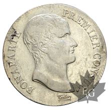 FRANCE-1803-5 Francs An 12L Premier Consul TTB