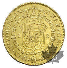 ESPAGNE-1786-4 Escudos-Madrid-SUP-Rare