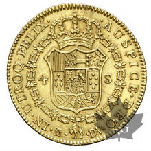 ESPAGNE-1786-4 Escudos-Madrid-SUP