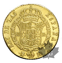 ESPAGNE-1822-2 ESCUDOS-Fernando VII-TTB-MADRID-SR