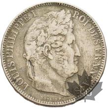 France-1831-module de 5 francs de Domard-Louis Philippe-SUP