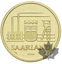 Sarre-Saarland 1954-Essai de 50 Franken-FDC