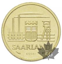 Sarre-Saarland 1954-Essai de 10 Franken-FDC