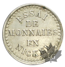 FRANCE-1860-ESSAI 10 CENTIMES-Napoléon III-TTB-SUP