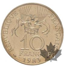 FRANCE-1983-10 FRANCS ESSAI-Conquête de l&#039;espace-FDC