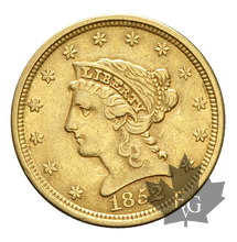 USA-1852-2.5 DOLLARS LIBERTY HEAD- SUP