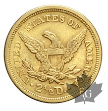 USA-1852-2.5 DOLLARS LIBERTY HEAD- SUP