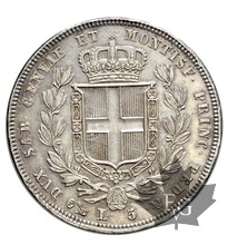 ITALIE-1832G-5 Lire-CARLO-ALBERTO-GENOVA-presque SUP